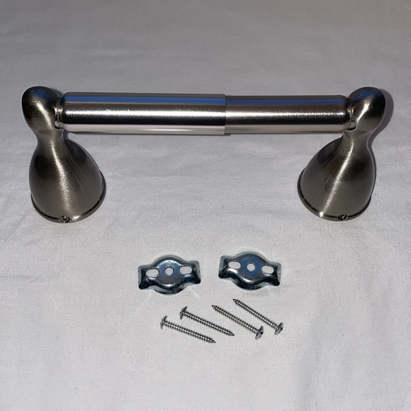 Wall Mounted Bathroom Toilet Paper Holder With All Hardware - Picture 1 of 10